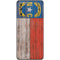 North Carolina Flag Dark Wood Galaxy S20 Skin
