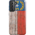 North Carolina Flag Dark Wood Galaxy S21 5G Pro Case