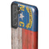 North Carolina Flag Dark Wood Galaxy S21 5G Pro Case