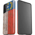 North Carolina Flag Dark Wood Galaxy S21 FE Pro Case