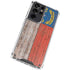 North Carolina Flag Dark Wood Galaxy S21 Ultra 5G Clear Case
