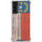 North Carolina Flag Dark Wood Galaxy S22 Clear Case