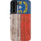 North Carolina Flag Dark Wood Galaxy S22 Plus Pro Case