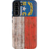 North Carolina Flag Dark Wood Galaxy S22 Plus Pro Case