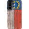North Carolina Flag Dark Wood Galaxy S22 Pro Case
