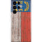 North Carolina Flag Dark Wood Galaxy S22 Ultra Skin
