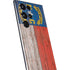 North Carolina Flag Dark Wood Galaxy S22 Ultra Skin