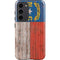 North Carolina Flag Dark Wood Galaxy S23 Plus Pro Case