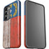 North Carolina Flag Dark Wood Galaxy S23 Plus Pro Case