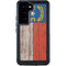 North Carolina Flag Dark Wood Galaxy S23 Waterproof Case
