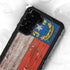 North Carolina Flag Dark Wood Galaxy S23 Waterproof Case