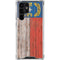 North Carolina Flag Dark Wood Galaxy S24 Ultra Clear Case