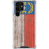 North Carolina Flag Dark Wood Galaxy S24 Ultra Clear Case