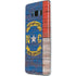 North Carolina Flag Dark Wood Galaxy S8 Skin