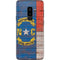 North Carolina Flag Dark Wood Galaxy S9 Plus Skin