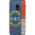 North Carolina Flag Dark Wood Galaxy S9 Skin