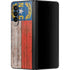 North Carolina Flag Dark Wood Galaxy Z Fold3 5G Skin