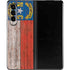 North Carolina Flag Dark Wood Galaxy Z Fold3 5G Skin