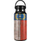 North Carolina Flag Dark Wood Hydro Flask 32oz Wide Mouth Skin