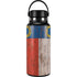 North Carolina Flag Dark Wood Hydro Flask 32oz Wide Mouth Skin