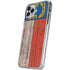 North Carolina Flag Dark Wood iPhone 11 Pro Clear Case