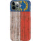 North Carolina Flag Dark Wood iPhone 11 Pro Lite Case