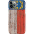 North Carolina Flag Dark Wood iPhone 11 Pro Lite Case