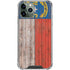 North Carolina Flag Dark Wood iPhone 11 Pro Max Clear Case