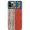 North Carolina Flag Dark Wood iPhone 11 Pro Max Lite Case