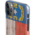 North Carolina Flag Dark Wood iPhone 11 Pro Max Lite Case