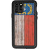 North Carolina Flag Dark Wood iPhone 11 Pro Waterproof Case