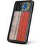 North Carolina Flag Dark Wood iPhone 11 Pro Waterproof Case