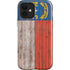 North Carolina Flag Dark Wood iPhone 12 Impact Case