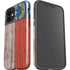 North Carolina Flag Dark Wood iPhone 12 Mini Impact Case