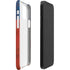 North Carolina Flag Dark Wood iPhone 12 Mini Lite Case