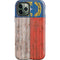 North Carolina Flag Dark Wood iPhone 12 Pro Impact Case