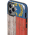 North Carolina Flag Dark Wood iPhone 12 Pro Max Impact Case