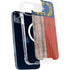 North Carolina Flag Dark Wood iPhone 13 MagSafe Case