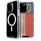 North Carolina Flag Dark Wood iPhone 13 Pro MagSafe Case
