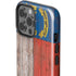 North Carolina Flag Dark Wood iPhone 13 Pro Max Impact Case