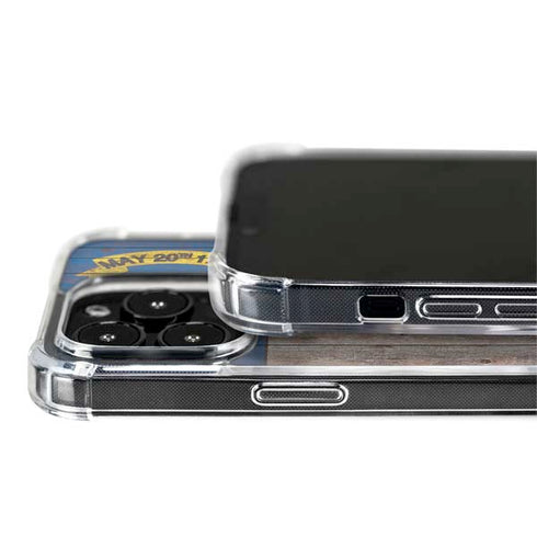 North Carolina Flag Dark Wood iPhone 13 Pro Max MagSafe Case