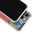 North Carolina Flag Dark Wood iPhone 15 Pro Clear Case