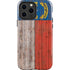 North Carolina Flag Dark Wood iPhone 15 Pro Max Impact Case