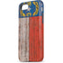 North Carolina Flag Dark Wood iPhone 7 Pro Case