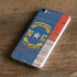 North Carolina Flag Dark Wood iPhone 7 Skin