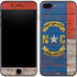 North Carolina Flag Dark Wood iPhone 8 Plus Skin