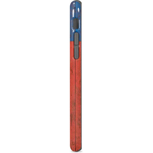 North Carolina Flag Dark Wood iPhone 8 Pro Case