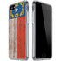North Carolina Flag Dark Wood iPhone SE (2nd & 3rd Gen) Clear Case