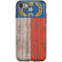 North Carolina Flag Dark Wood iPhone SE (2nd & 3rd Gen) Pro Case