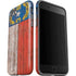 North Carolina Flag Dark Wood iPhone SE (2nd & 3rd Gen) Pro Case
